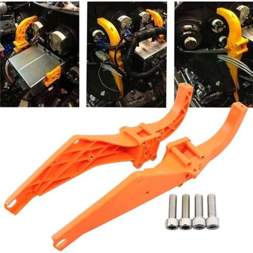 Motorcycle Inner Fairing Batwing Support Bracket Holder Orange For Harley Touring Street Tri Glide Dresser FLHT 93-13