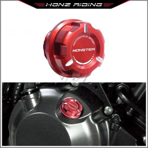 For Ducati Monster 696 796 797 1100 EVO 821 1200 S/R Motorcycle Engine Oil Cap Bolt Screw Filler Cover