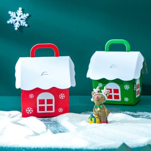 Candy box christmas cheap kraft boxes Christmas packaging Christmas bags wholesale Food packaging box to carry Packaging small b