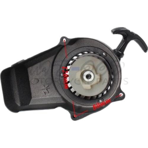 Minimoto Easy Recoil Pull Starter For 2 Stroke 47cc 49cc Engine Pocket Bike Mini Moto Dirt Bike Crosser Kids ATV Quad
