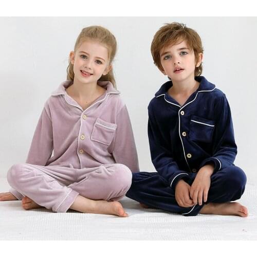 2021 Autumn Winter Family Matching Clothes Flannel Mother Daughter Pajama Set Homewear Kids Sleepwear Pyjamas Men Boys Pijamas