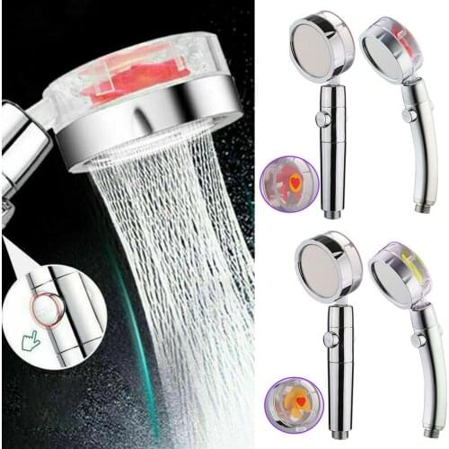 High Pressure Shower Head 360 Rotated Water Saving Hand Spray Fan Handheld Pressurized Massage Shower Head Bathroom Accessories