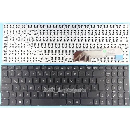 New Latin Spanish Teclado Keyboard For ASUS X541N X541NA X541NC X541S X541SA X541SC Laptop , Black without Frame