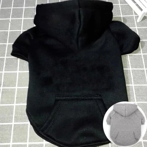 New Arrive Pet Dog Hoodies Clothes Fleece Sweatshirt For Small Dogs Casual Puppy Cat Costumes French Bulldog Bichon Clothing