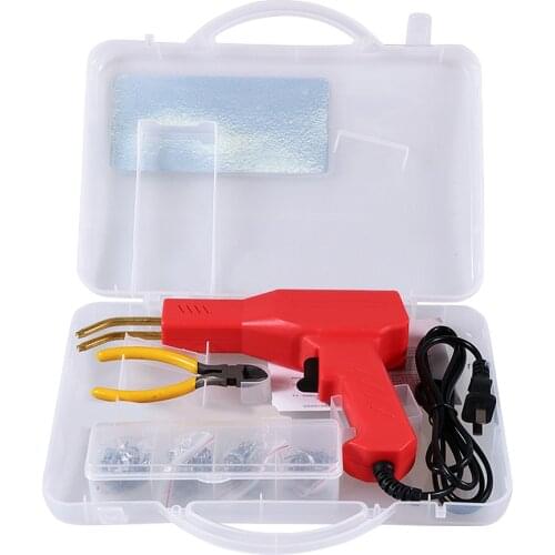 Handheld Hot Stapler Plastic Welder Garage Tools Staple PVC Plastic Repairing Car Bumper Repair Welding Tool Hot Stapler Machine