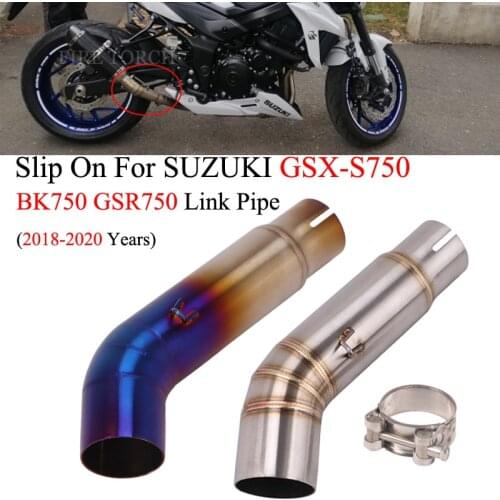 Slip On For SUZUKI GSX-S750 BK750 GSX S750 2018-2020 YOSHIMURA Motorcycle Exhaust Escape Modified Connection Middle Link Pipe