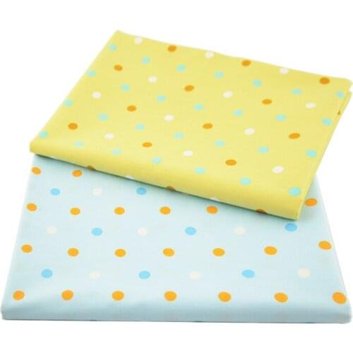 Booksew Little Point Pattern 100% Cotton Fabric Printed Cloth Sewing Quilting Fabrics for Needlework Patchwork Handmade Material