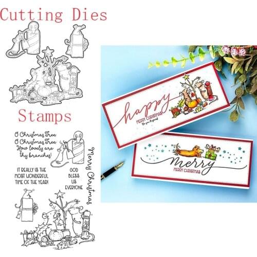 Wonderful Time 2020 New Transparent Stamps and Dies for DIY Scrapbooking Paper Cards Making Crafts Supplies Clear Stamps