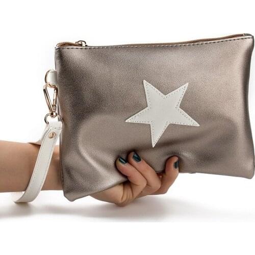 PU Leather Women Day Clutch Bags Handbags Women Famous Brands Ladies Wristlet Clutch Wallet Evening Party Bag