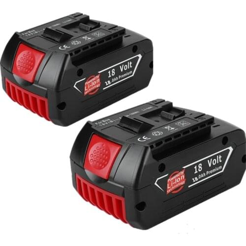 1-6PCS 18V18000mAh Rechargeable Li-ion Battery For Bosch 18V 18.0Ah Battery Backup Portable Replacement BAT609 Indicator light