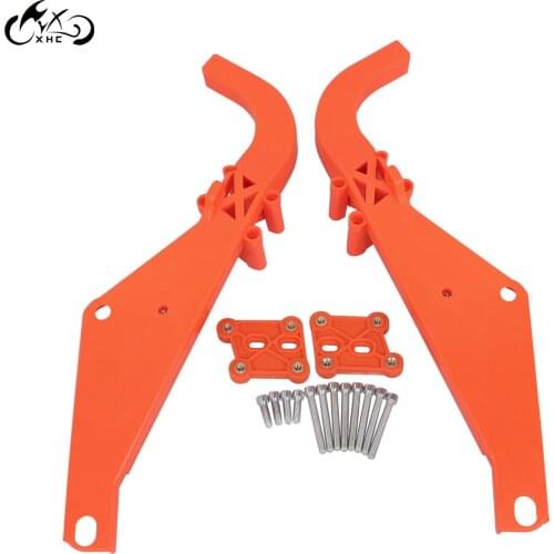 1Pair Motor Yellow Inner Arm Batwing Fairing Support Brackets For Harley Touring Electra Street Glide FLHT Classic FLHTC FLHX