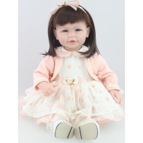 20" New arrival reborn cheap dolls Handmade Silicone adorable Lifelike sexy newborn Baby Bonecas kids bebe toy doll reborn