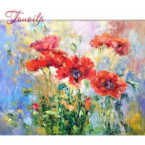 5d diamond painting flower Cross Stitch Full Square Pictures of Rhinestone Diamond Embroidery Patchwork Mosaic abstract flower