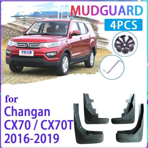 Car Mud Flaps for Chana Changan CX70 CX70T 2016~2019 2017 2018 Mudguard Splash Guard Fender Mudflaps Auto Accessories