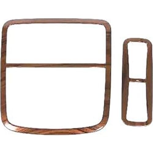 For CRV ABS Peach Wood Grain Reading Light Lamp Cover Trim Frame Decoration Sticker for Honda CR-V 2017-2021 Accessories