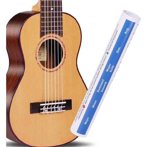 Guitar Practice Chord Chart Music Fretboard Instructional Exercise Wall Poster Electric Guitar Accessories