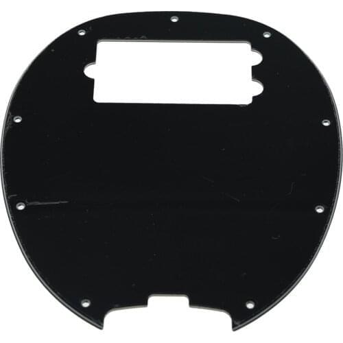 KAISH Bass Pickguard MusicMan Stingray MM4 Scratch plate for Music Man MM2 4 String Guitar Parts Black 3 Ply