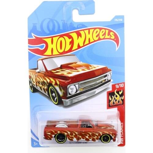 2019 Hot Wheels Cars NO.17 67 CHEVY C10 1/64 Metal Diecast Model Car Kids Toys Gift