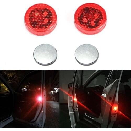 Car Door Warning Lights Red Flicker Wireless Safety Reflector Anti-collision Waterproof Cars Rear LED Flashing Door Signal Light