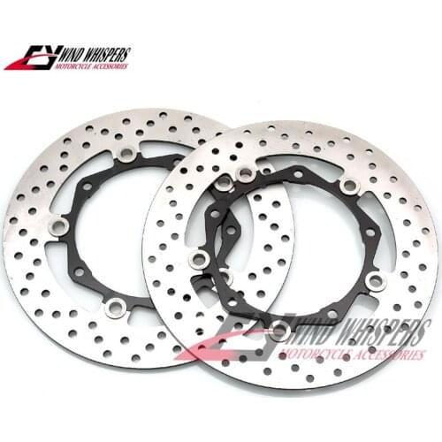 Round Motorcycle Front Floating Brake Disc Rotor For Yamaha Tmax T-MAX 500 TMAX500 2004 2005 2006 2007