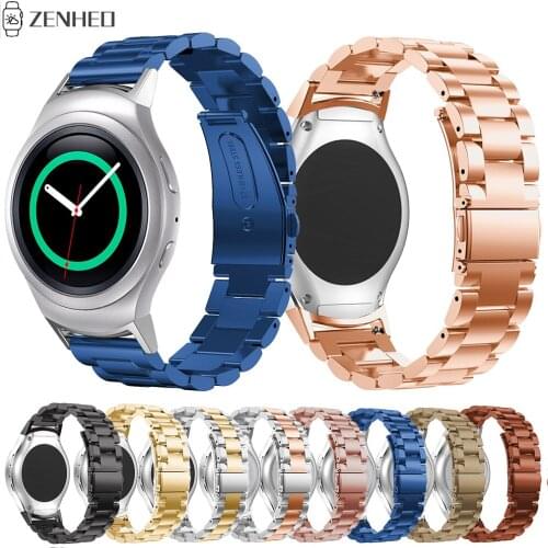 20mm Metal Bracelet Strap For Samsung Gear S2 R720 Smart Watch Band Replacement Wrist Band For Samsung Gear S2 SM-R720