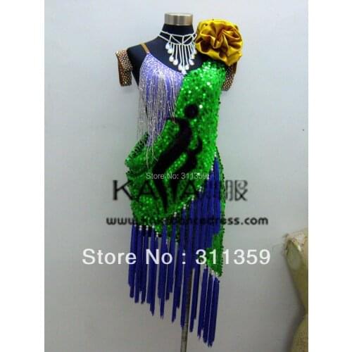 New Arrival,KAKA-L130355, Latin dance wear,tango salsa samba rumba chacha waltz dance suit,girl latin dance dress