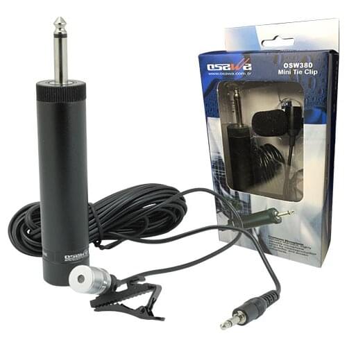 OSAWA OSW-380 1000 OHM WIRED LAVALIER microphone