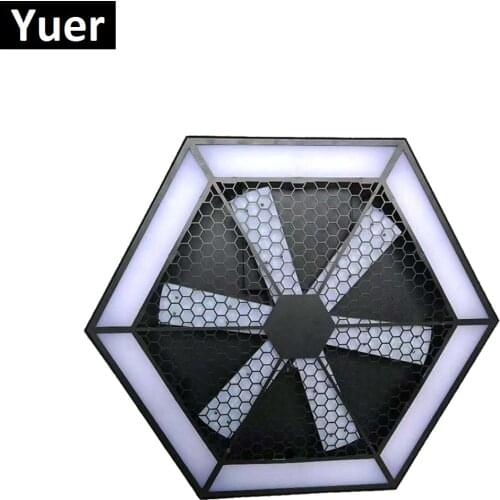 RGB LED Stage Light 504Pcs SMD 5050 LED Fan Effect Light DMX Controller Dj Light Effect Professional Disco Party Laser Projector
