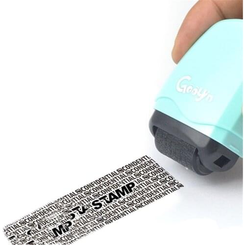 Stamp Seal Roller Theft Protection Code Guard Your ID Confidentiality Package Private Information Confidential Seal