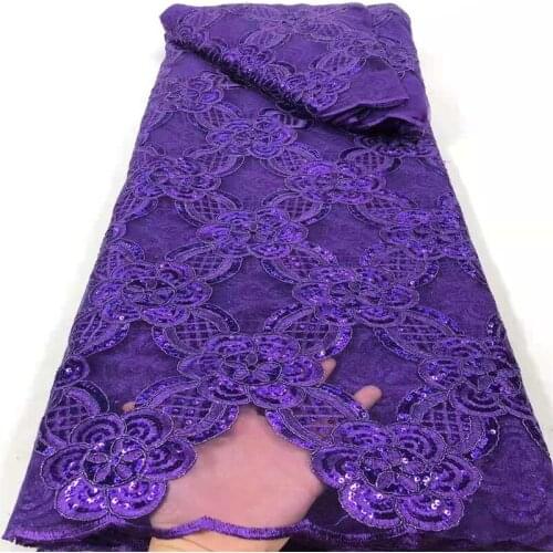 SJ Lace 2021 Nigerian African Lace Fabric French Guipure Tulle Lace Bridal Lace Fabric For Wedding Party Dress Sewing r6-8