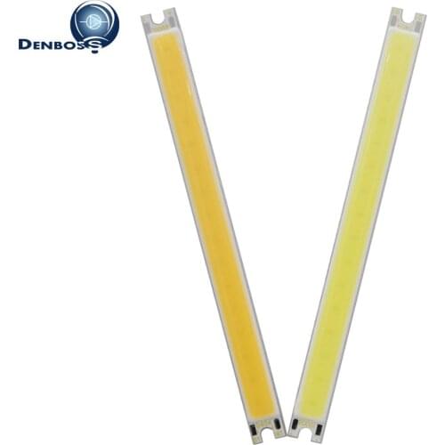 Allcob manufacturer LED Strip COB module Light Source Lamp 12V DC White Warm White 100x8mm 5W LED FLIP Chip Bulb for DIY lamp