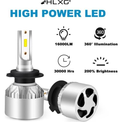 LED 9006 Auto Bulbs 9005 HB3 HB4 H7 H1 H11 Car Headlights diode lamp h4 16000LM 4300K 8000K 6500K cars running lights fog lamps