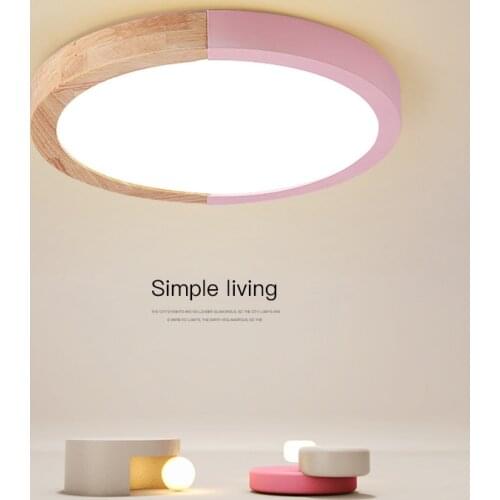 LED Ceiling Lights For Living Room Modern Ceiling Lamps round shape Home Lighting Fixtures White Black Room Lamps