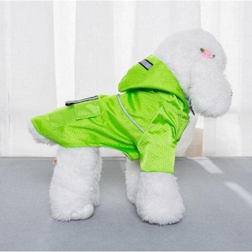 Waterproof Clothes Fashion Pet Dog Raincoat Puppy cat Hoodie Rain Coat Small Jacket Clothes Pet Supplies Hot