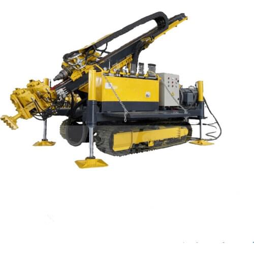 YGS-350 Hydraulic Rotary Hole Hammer Crawler Drilling Rig machine Drilling Pile Driver Power Strong High Efficiency Drilling Rig