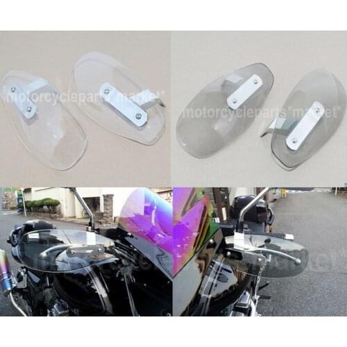 1 Pair Motorcycle Hand Guard Wind Deflector Hand Protector Shield Falling Protection For YAMAHA XV250 TT250R For KAWASAKI/SUZUKI