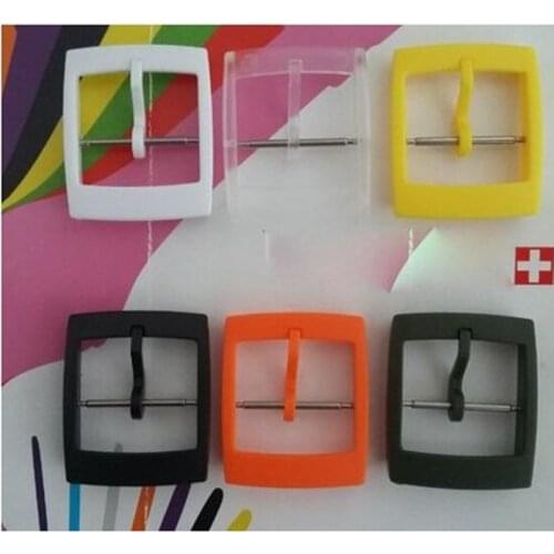 2pcs New! Suitable for Swatch Summer Dive Beach Carnival Watch Accessories Swatch Buckle 21mm22mm plastic buckle