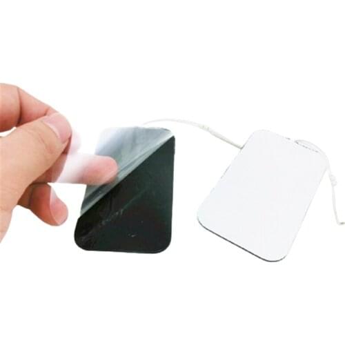 20pcs 5x9cm Non-woven Self Adhesive Electrode Pads Tens Massager Conductive Gel Patches Electrodem Slim Sticker 2mm Pin Cable