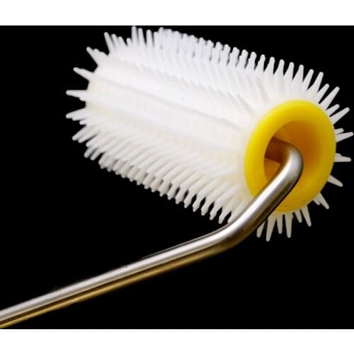 4PCS Wholesale Beekeeping Bee Farm Honey Propolis Uncapping Extract Wheel Needle Roller Plastic Comb Tools Garden Supplies