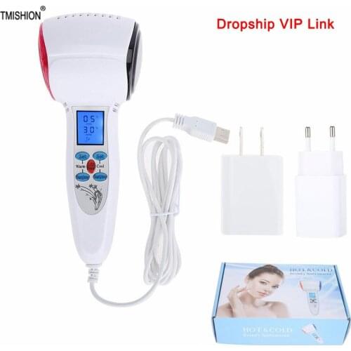 Face Care Device Hot Cold Hammer Cryotherapy Blue Photon Acne Treatment Lifting Rejuvenation Facial Machine Skin Beauty Massager