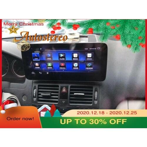 Android 10.0 4+64G Car GPS Navigation Stereo For Mercedes-Benz GLK 2008-2014 Auto Muletimedia Player Radio Headunit Radio Stereo
