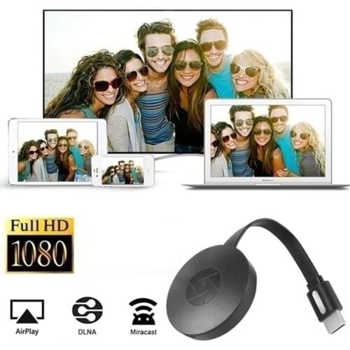 Wireless Display Dongle HDMI Adapter Portable TV Receiver 2.4G WiFi 1080P Airplay Dongle Mirroring Screen Miracast Support