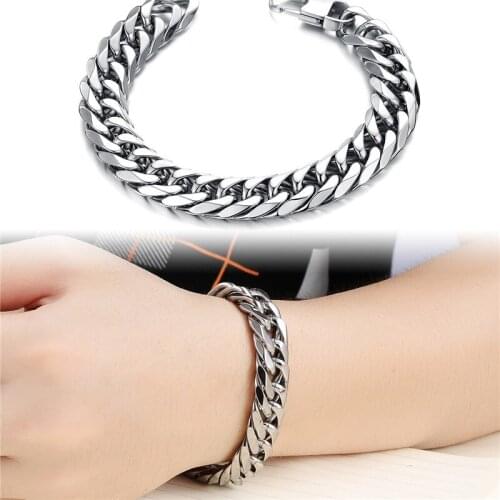 22CM 20CM 21CM Sportsmen Love All Match Stainless Steel Bracelet For Men Color Bracelet Gift Boyfriend Jewelry 2021 Trend
