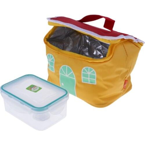 Children Portable Insulated Cooler Storage Bag Carry Tote Pouch