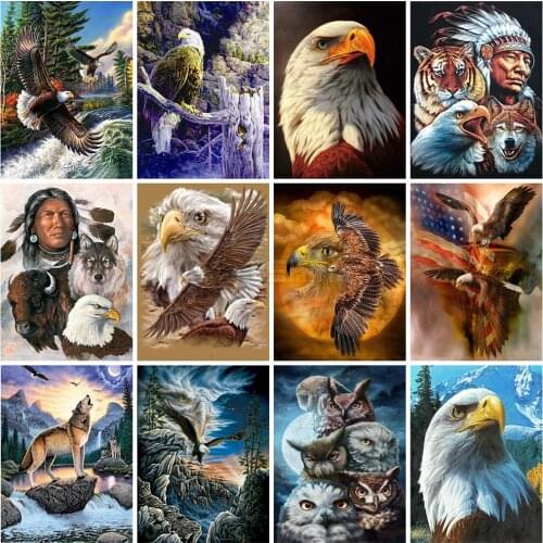 EverShine Diamond Painting Full Square Diamond Embroidery Sale Animals Cross Stitch Bead Picture Kits Hobby Gift Wall Decor