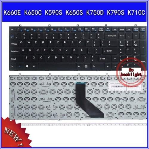 Laptop Keyboard For Hasee K660E K650C K590S K650S K750D K790S K710C Notebook Replace Keyboard