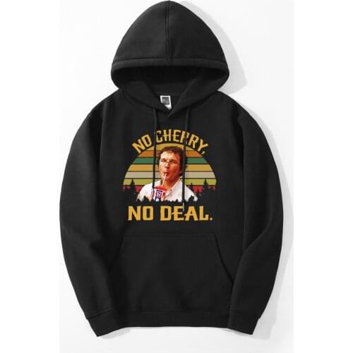 Hip Hop Men Hoodies Alexei New Streetwear Stranger Things No Cherry No Deal Fitness Cool Hooded Tops