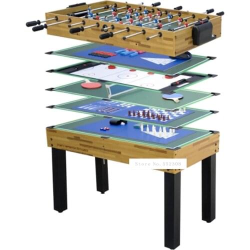 Billiard Table Set 12 in 1Function Soccer Table Tennis Ice Hockey Chess Poker Bowling Dice Indoor Game Play Tool SUM-4524-12
