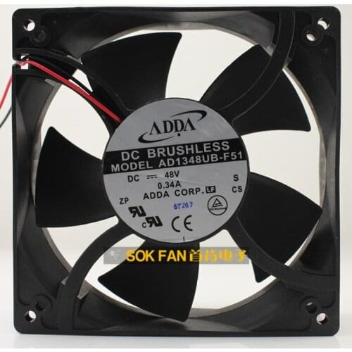 NEW ADDA 12738 DC48V 0.34A AD1348UB-F51 frequency cooling fan