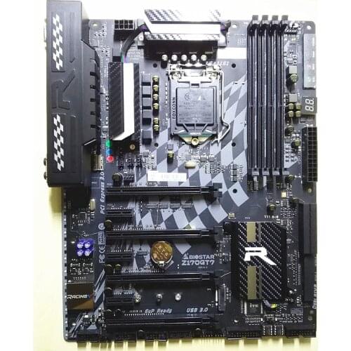 For BIOSTAR Z170GT7 Original Used Desktop Motherboard Z170 LGA 1151 DDR4 64G SATA Express USB3.0 ATX